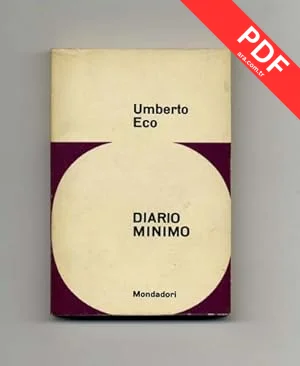 Diario Minimo - 1st Edition/1st Printing Download PDF, Epub Free