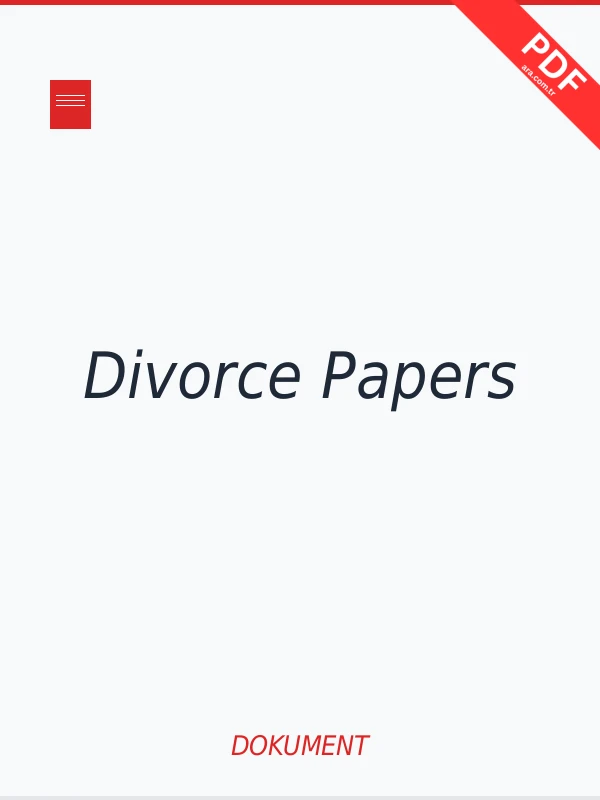 Divorce Papers Download PDF, Epub Free