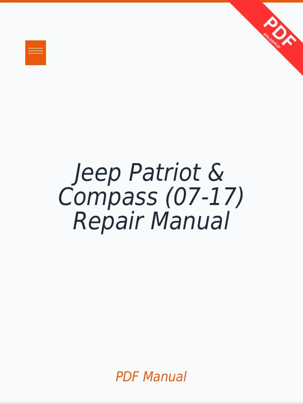 Jeep Patriot & Compass (07-17) Repair Manual Download PDF Full